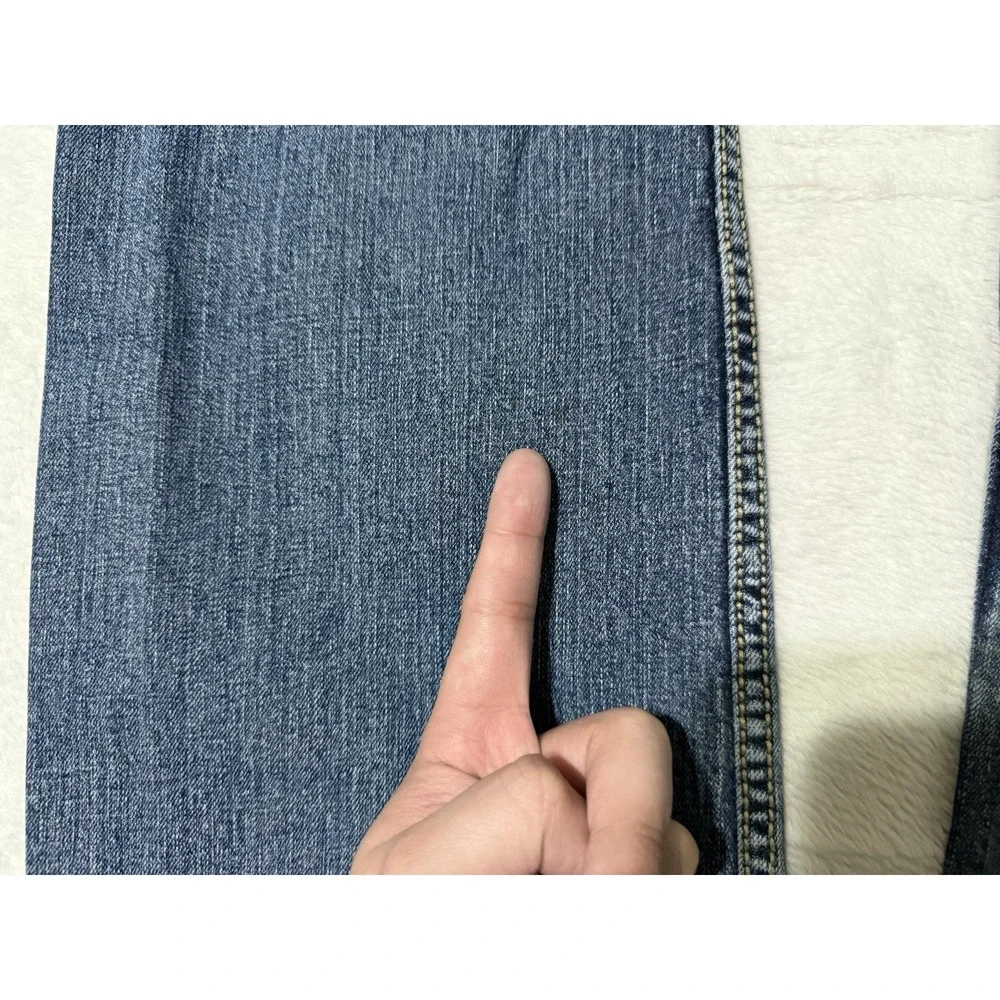 Wrangler‎ Retro Jeans Mens 35x29 Blue Slim Boot Bootcut Mid Rise Medium Wash